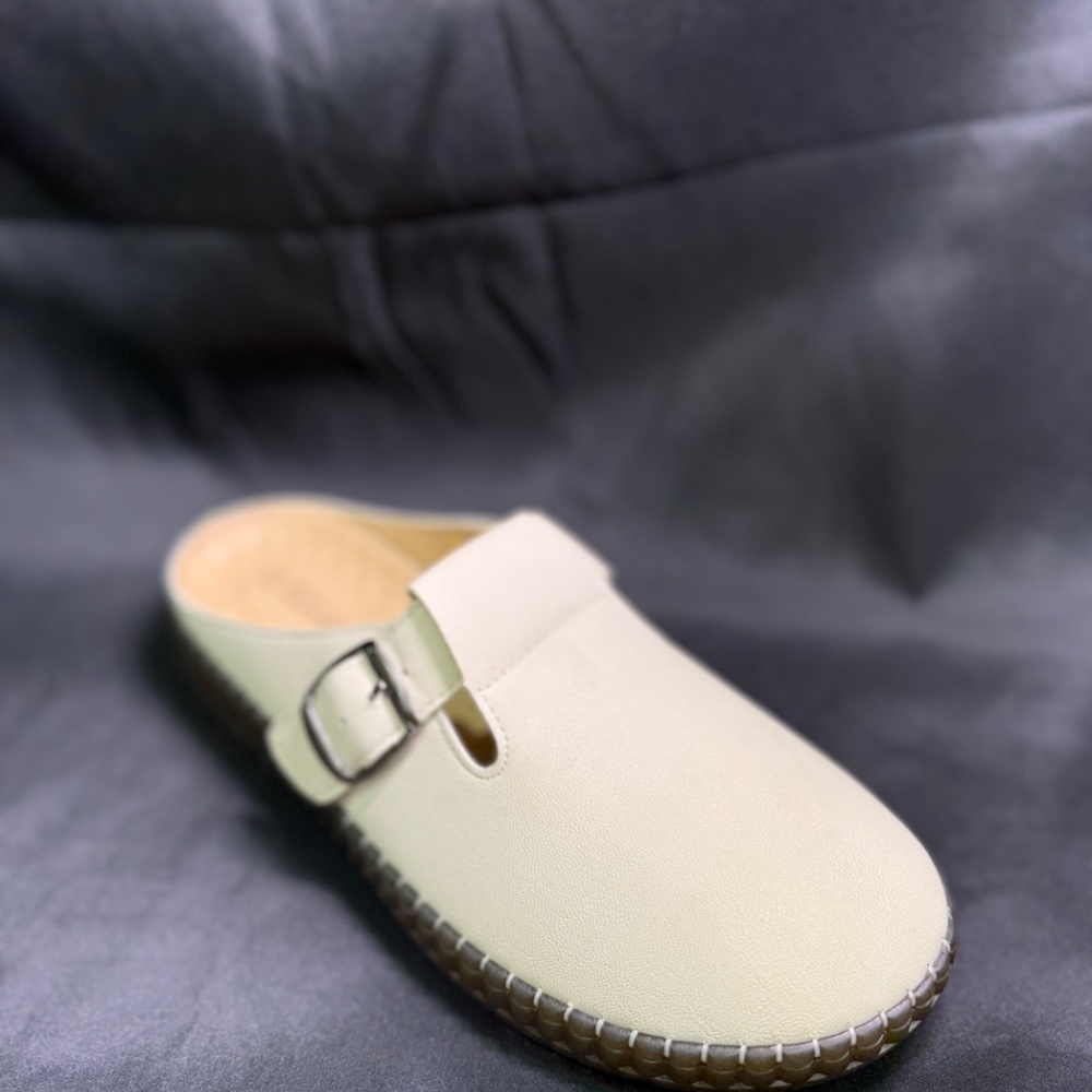 Women's Genuine Leather  Clogs for Women Cork Footbed Ultra Soft Sandals